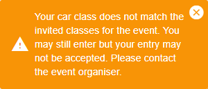 Event classes